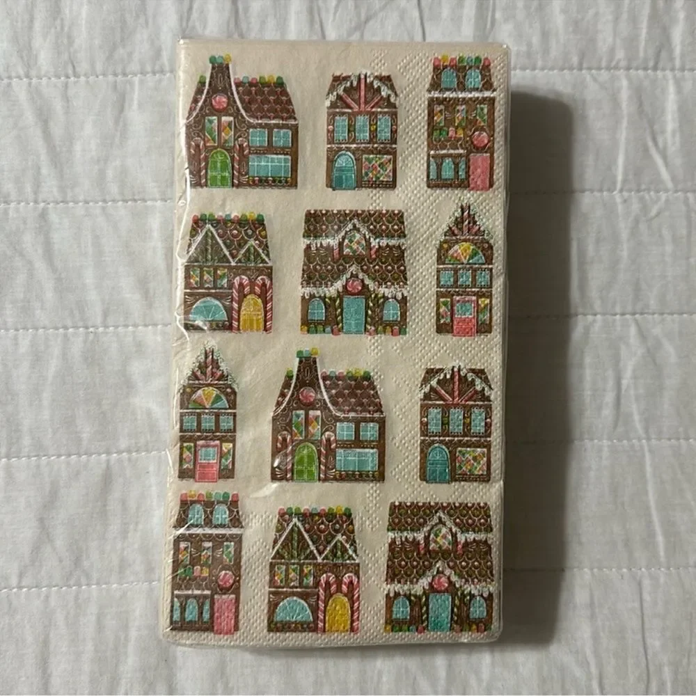 Lady Jayne Ginger Bread Christmas Winter Holiday Guest Paper Towels pack of 32